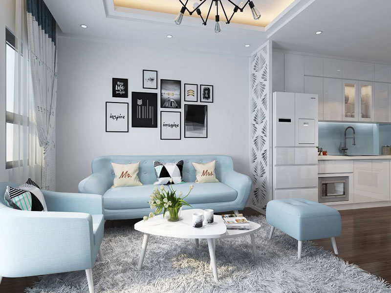 Ý tưởng thiết kế căn hộ 80m2 2 phòng ngủ hiện đại