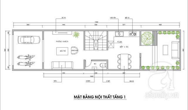Ấn tượng với ngôi nhà 3 tầng được kiến trúc sư tư vấn thiết kế với chi phí 117 triệu