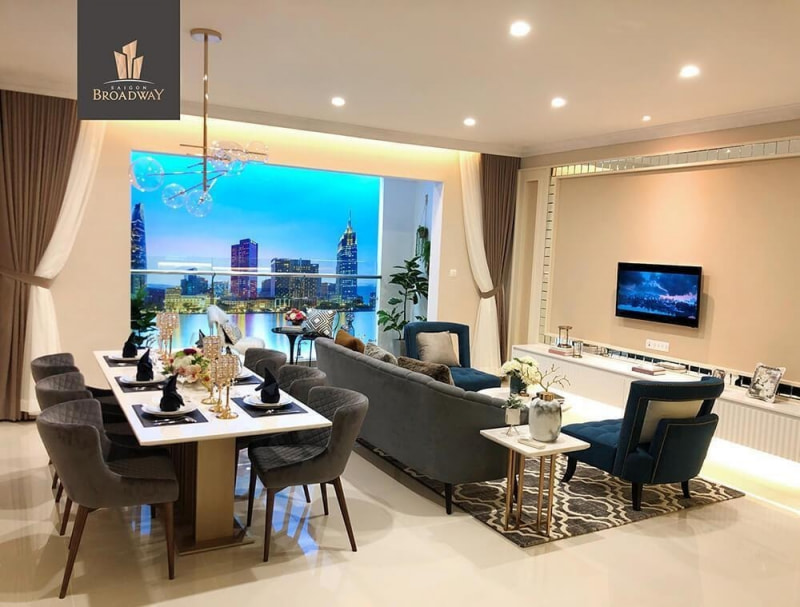 Có gì bên trong căn hộ Sài Gòn Broadway quận 2