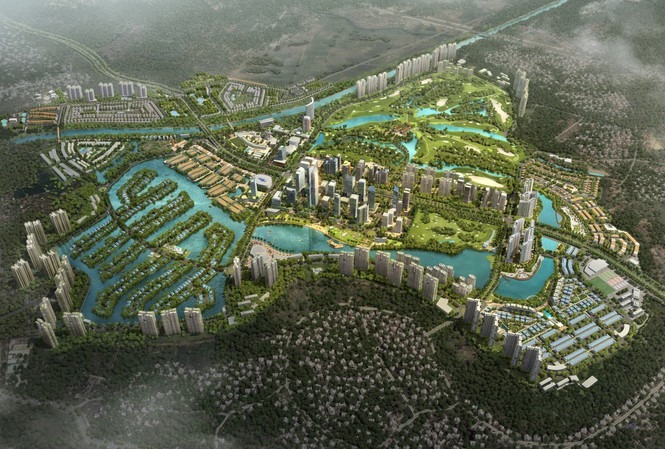 Không gian xanh đáng sống tại Ecopark Grand The Island