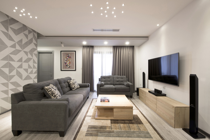 Căn hộ 107m2 trước và sau cải tạo
