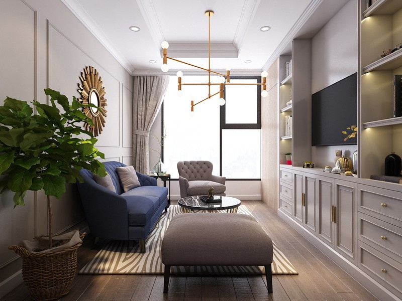 Mục sở thị căn hộ 30m2 mang phong cách tân cổ điển sang trọng