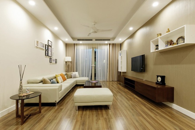 Thiết kế căn hộ 2 phòng ngủ với diện tích 132 m2