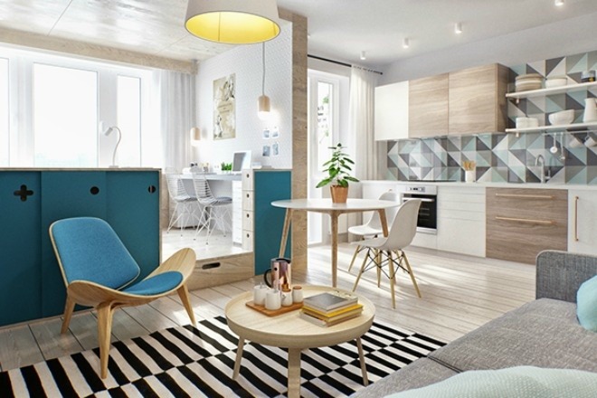 Thiết kế thông minh cho căn hộ 40m2 của đôi vợ chồng trẻ