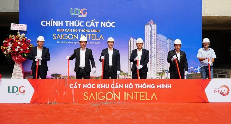 LDG Group chính thức cất nóc dự án Saigon Intela, bàn giao nửa cuối 2020