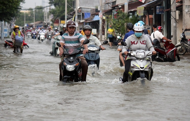 Sắp thi công dự án chống ngập 300 tỷ trên đường Huỳnh Tấn Phát, huyện Nhà Bè