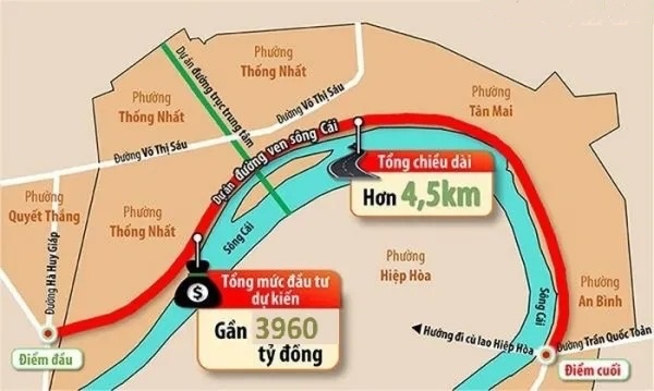 Đồng Nai chi hơn 7.000 tỷ đồng cho 2 dự án giao thông trọng điểm