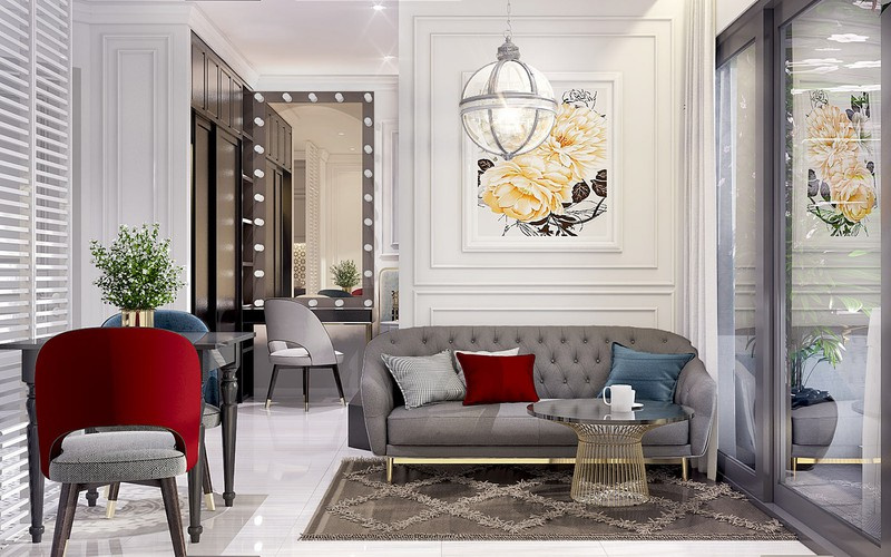 Căn hộ chung cư tân cổ điển khiến nhiều người thích thú