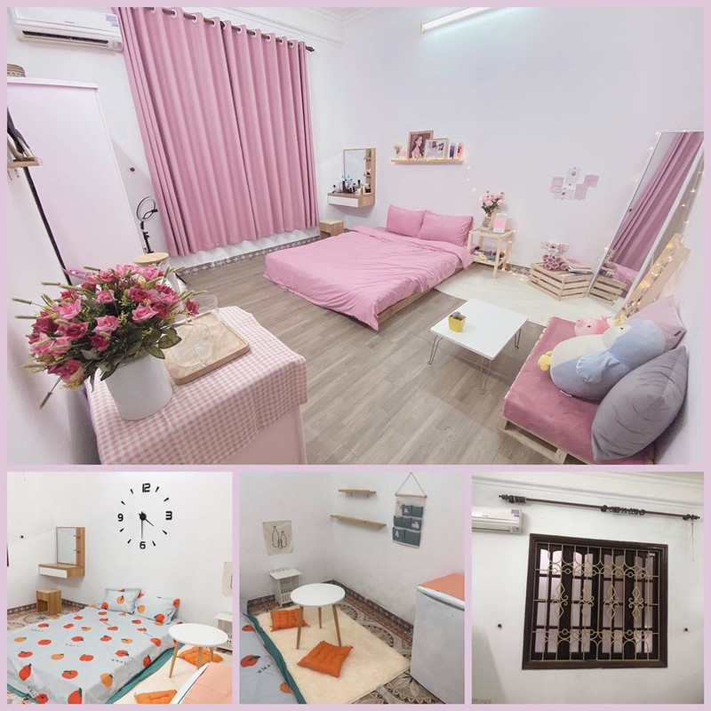 Biến phòng trọ 14m2 thành phòng công chúa với chi phí 6 triệu
