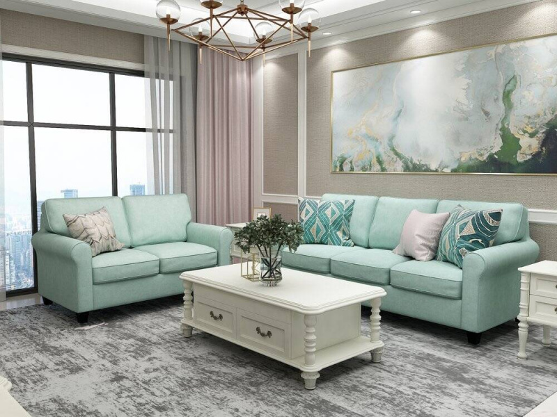 Lựa chọn và bố trí sofa cho phòng khách bất chấp mùa hè nóng nực