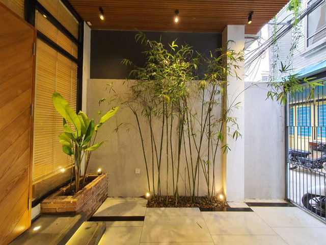 Nhà ống 3 tầng vỏn vẹn 44m2 vẫn ngập tràn sắc xanh