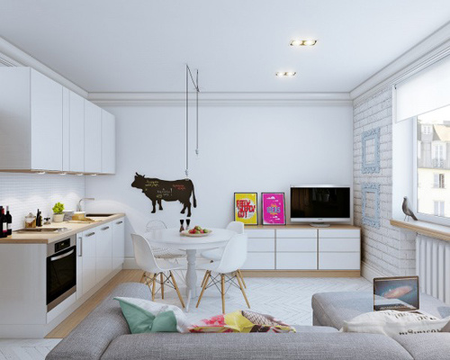 Bố trí nội thất thông minh trong căn hộ 25m2