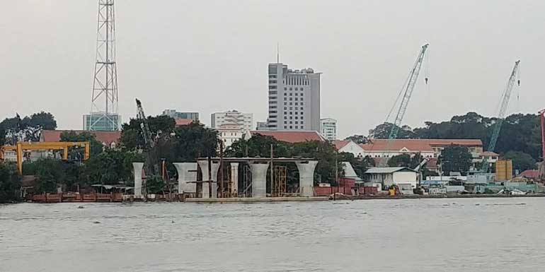 Tiến Độ Xây Dựng Cầu Thủ Thiêm 2 tháng 05/2020