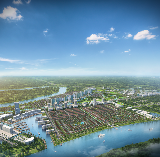 Chiêm ngưỡng 5 phân khu chức năng của thành phố bên sông Waterpoint