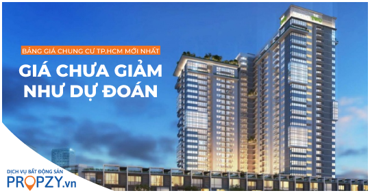 Cập nhật bảng giá chung cư tháng 6/2020 tại Hồ Chí Minh