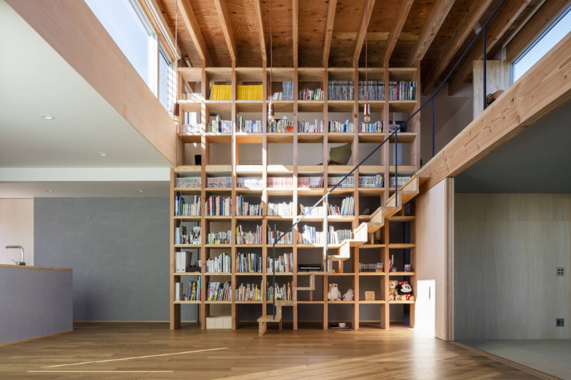 Sở hữu kệ sách khổng lồ, Parentheses House thực sự là thiên đường với mọi “con mọt sách”