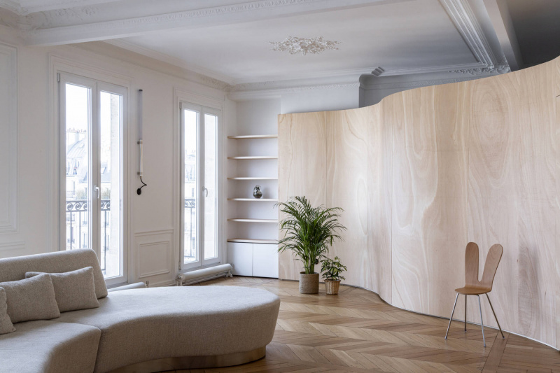 Wood Ribbon Apartment – Căn hộ cải tạo đẹp như mơ của gia đình trẻ 5 người dù ngân sách eo hẹp