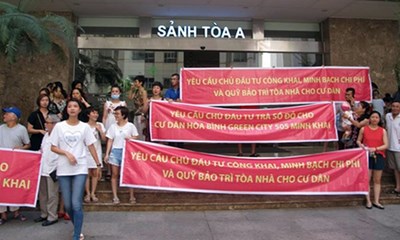 Chủ đầu tư "om" quỹ bảo trì của cư dân chung cư
