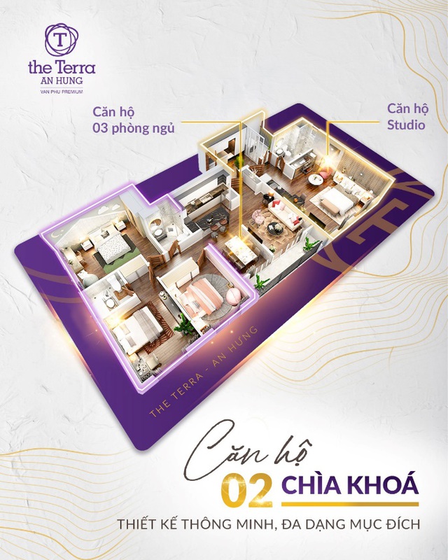 The Terra - An Hưng chinh phục khách hàng với căn hộ “hàng hiếm” Dual Key