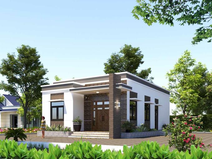 Nhà cấp 4 - Mẫu 356