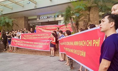 Cần thiết bán đấu giá tài sản của chủ đầu tư chây ỳ trả quỹ bảo trì chung cư 2%?
