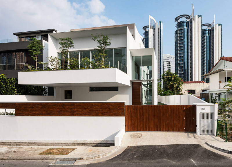 Hilltop House – ngôi nhà đẹp hiện đại với cách phân tách khu vực khách thăm quan và không gian sống ấn tượng