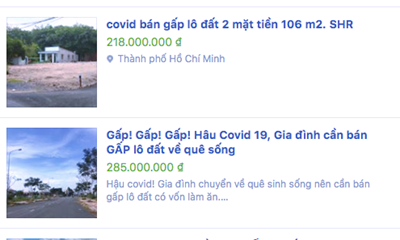 Thận trọng với quảng cáo bất động sản giá rẻ vì dịch Covid-19
