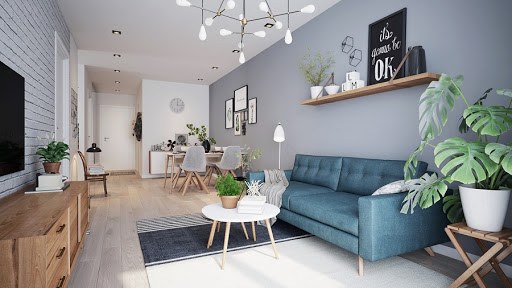 Cập nhật mẫu phòng khách chung cư phong cách Bắc Âu cực chất hot nhất hiện nay