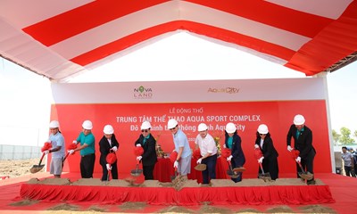 Chính thức khởi công và công bố đối tác vận hành Trung tâm thể thao đa năng Aqua Sport Complex
