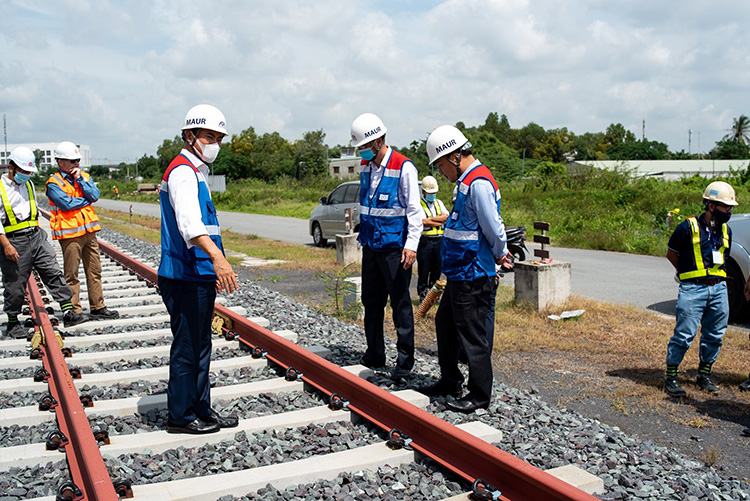 Đoàn tàu đầu tiên của tuyến Metro số 1 sắp về đến TP.Hồ Chí Minh