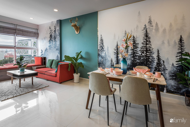Lạcvào "rừng nhiệt đới" trong căn hộ 70m² tại TP.Hồ Chí Minh