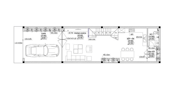 Chiêm ngưỡng ngôi nhà 3 tầng mang sự phá cách độc đáo