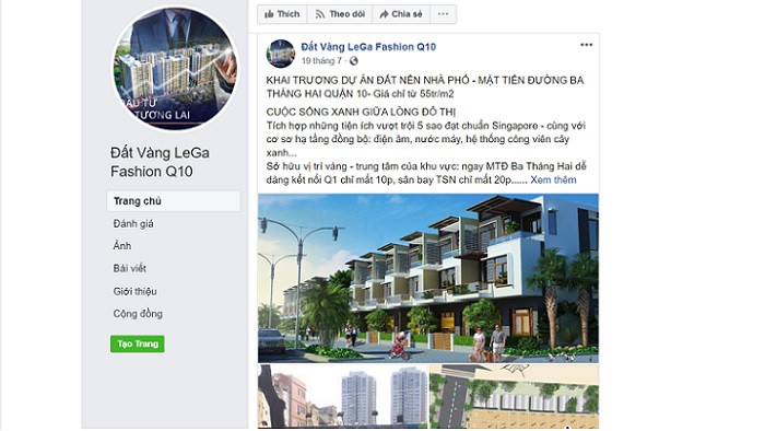 TP.HCM: Cảnh báo về dự án đất nền “ma” đang rao bán tại trung tâm quận 10