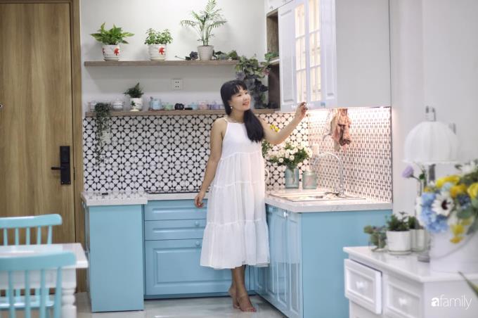 Khám phá vẻ dịu dàng, tươi mát của căn nhà màu xanh bạc hà