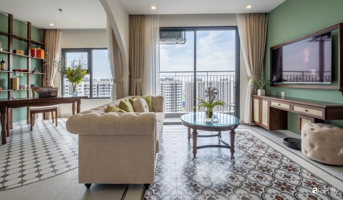 Căn hộ 74m² đẹp mê mẩn với từng góc nhỏ mang hơi thở Sài Gòn xưa ở thủ đô Hà Nội