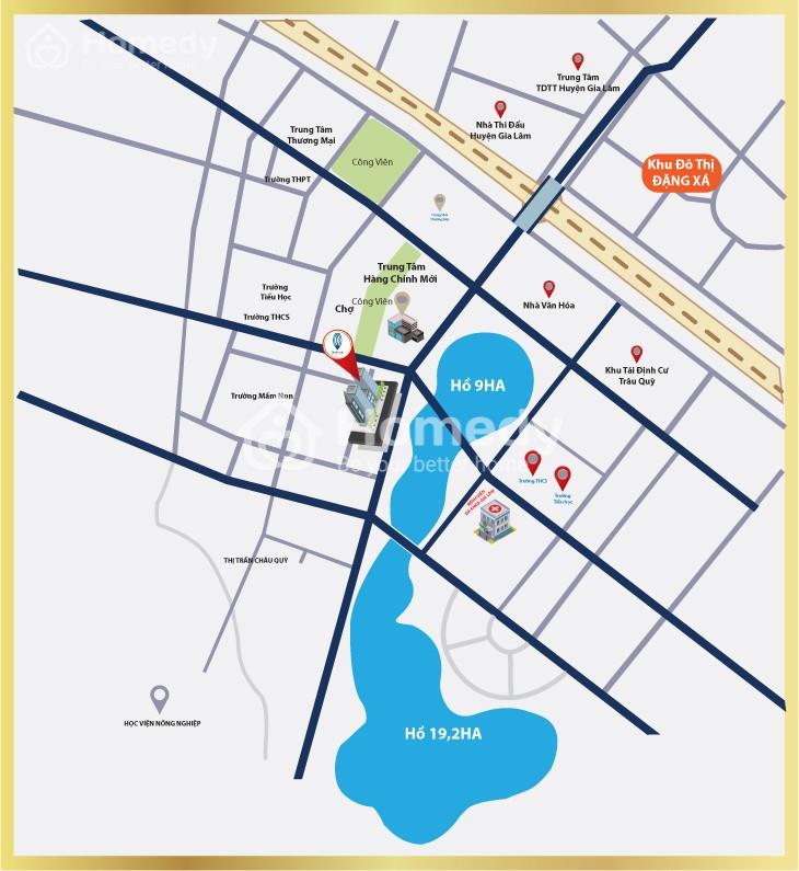 Chung cư Hanhomes Blue Star Trâu Quỳ