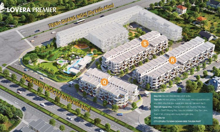 Lovera Premier Bình Chánh cùng các loại hình nhà ở tại dự án