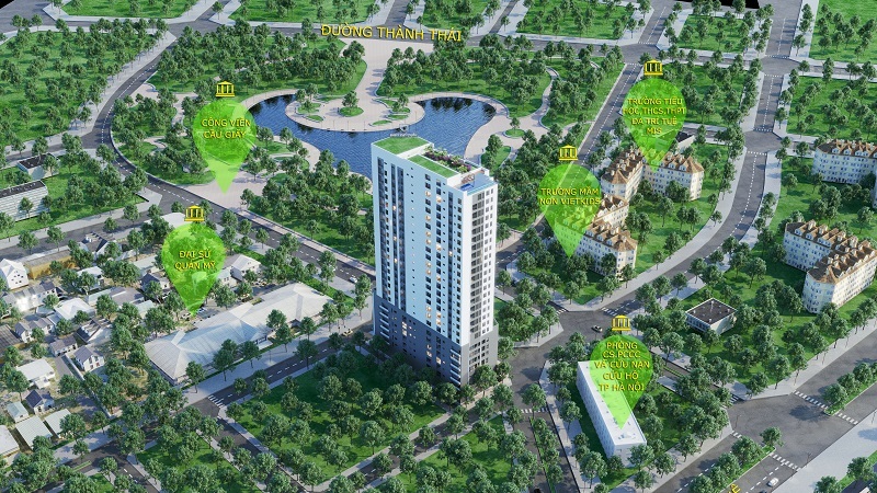 Khu căn hộ cao cấp Luxury Park Views, Quận Cầu Giấy - Hà Nội