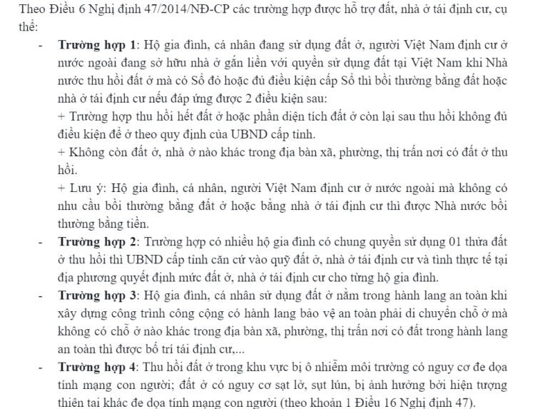 Những quy định mới của cơ quan nhà nước về tách sổ đỏ đất tái định cư mà người sử dụng cần phải nắm rõ