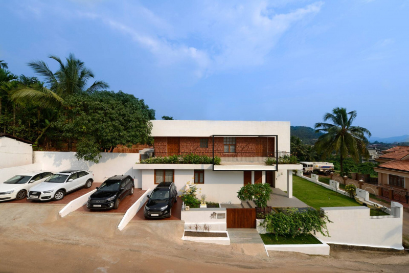 Căn nhà 525m2 tối giản nội thất để tạo không gian thông thoáng chào đón các vị khách ghé chơi