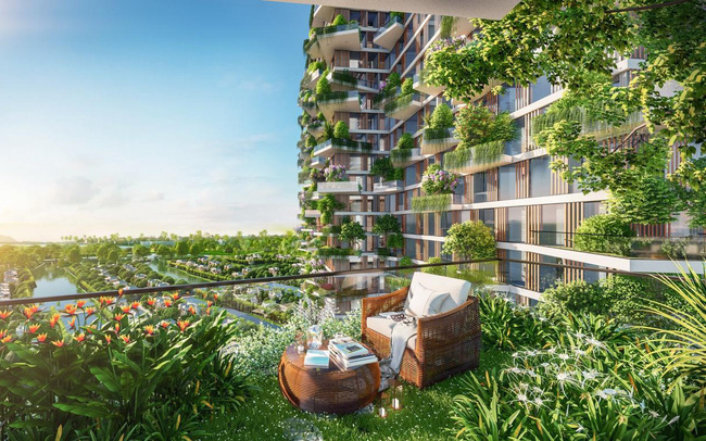 400 khu vườn trên cao tại toà tháp biểu tượng của Ecopark