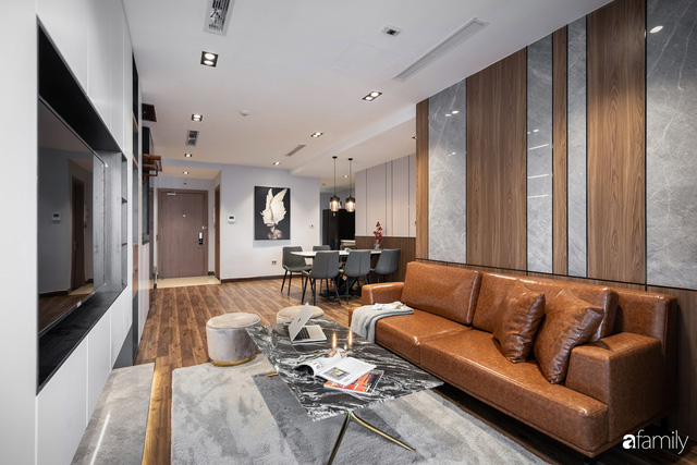 Căn hộ 93m² hút mắt nhờ phối màu tương phản của gia đình trẻ ở Hà Nội