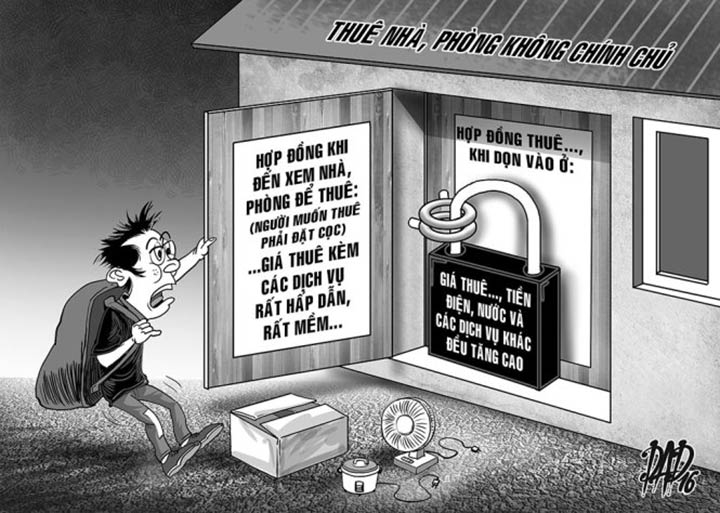 Bẫy thuê nhà ở khắp nơi. hãy cảnh giác!