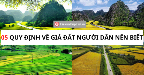 Các quy định về giá đất theo luật đất đai người dân nên biết