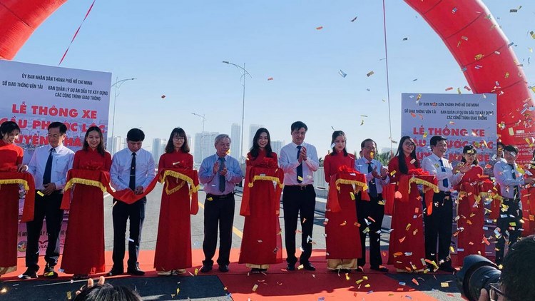 TP. Hồ Chí Minh: Cầu Phước Lộc, huyện Nhà Bè chính thức thông xe