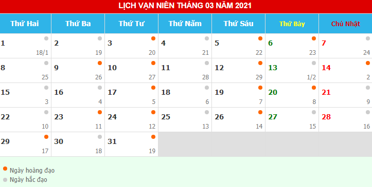 Xem ngày tốt nhập trạch, chuyển nhà theo tuổi tháng 3/2021