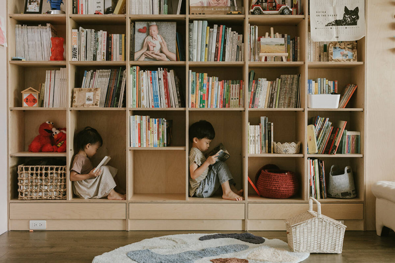 Thiết kế căn hộ thông tầng tạo không gian vui chơi cho bé của ông bố kiến trúc sư Đài Loan