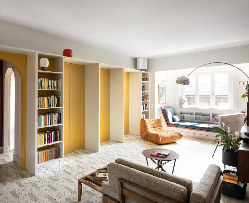 Căn hộ bình yên 95m2 giữa Milan hoa lệ của đôi vợ chồng "mê" sách