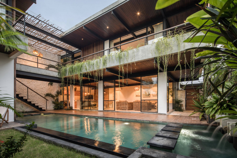 Biệt thự nghỉ dưỡng đẹp như resort 5 sao lấy cảm hứng từ vẻ đẹp lãng mạn của Bali