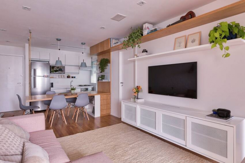 Căn hộ 56m2 theo phong cách Bắc Âu nhỏ xinh mà không kém phần cuốn hút